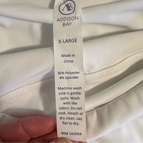 Addison Bay White and Yellow Pleated Tennis Skirt - Picture 4 of 5